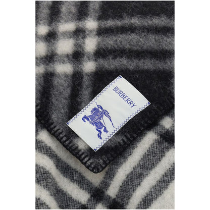 Bufanda Burberry Oves Aries de lana gris