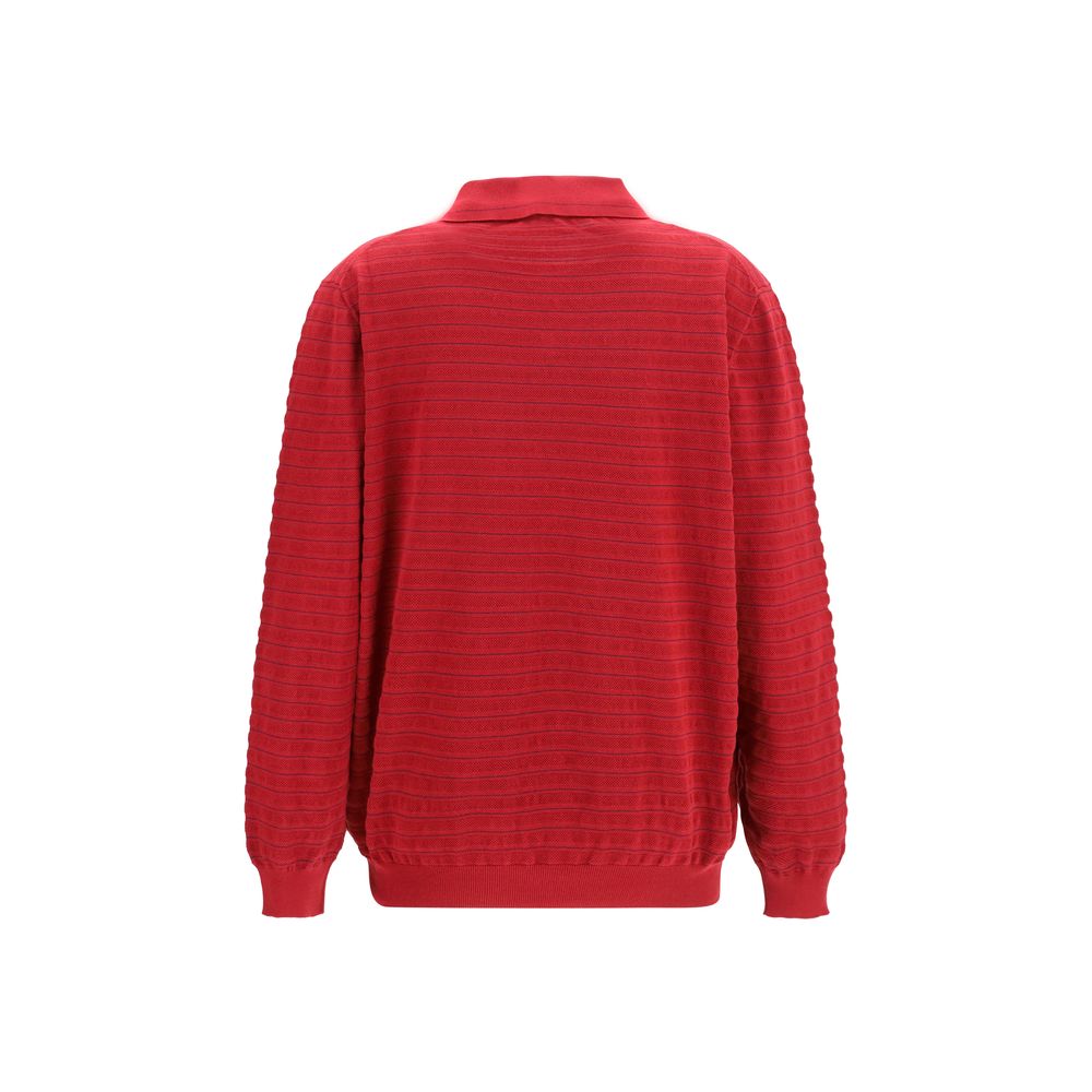 Sweat-shirt bordeaux en coton Miu Miu design intemporel