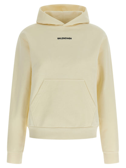 Balenciaga Beige Urban Cut Cotton Sweatshirt