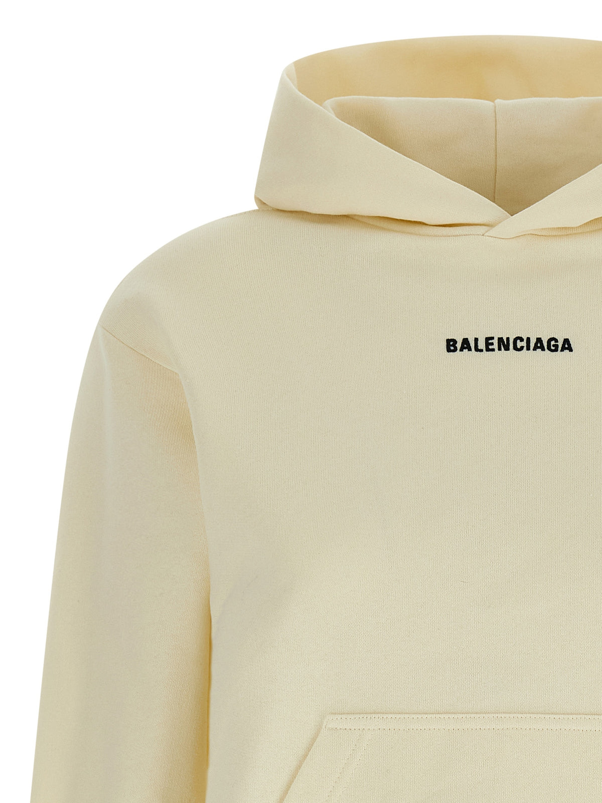 Balenciaga Beige Urban Cut Cotton Sweatshirt