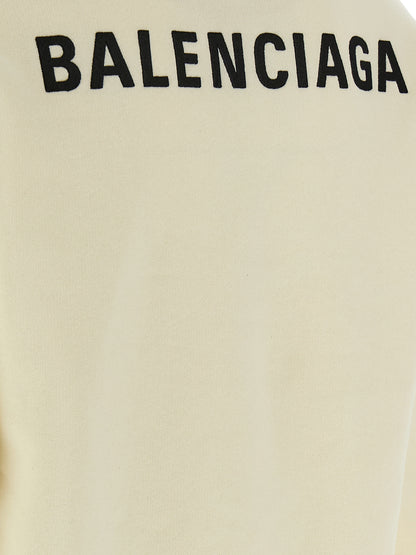 Balenciaga Beige Urban Cut Cotton Sweatshirt