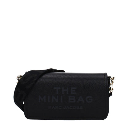 Bolso Cruzado De Cuero Negro Colección Nueva Marc Jacobs