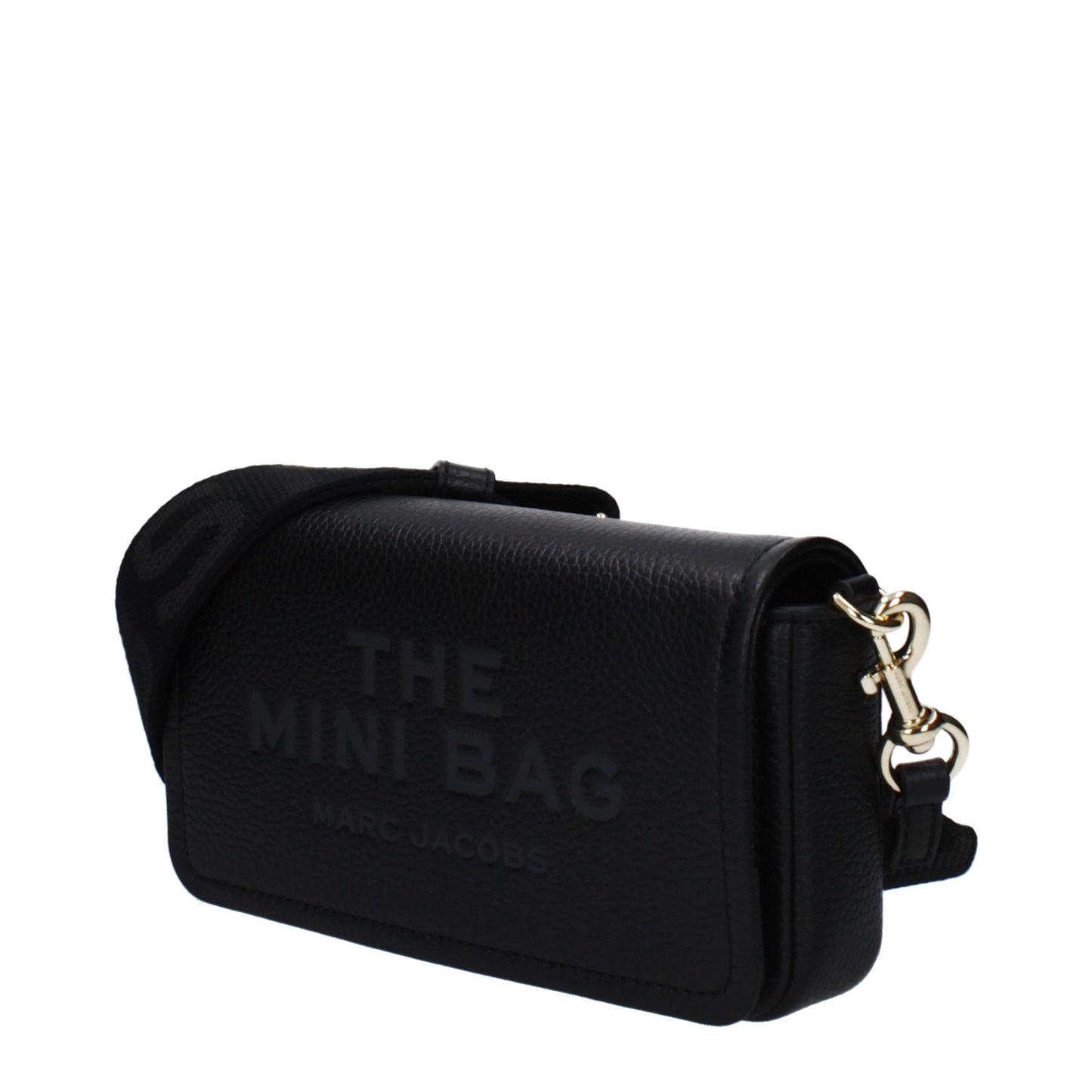 Bolso Cruzado De Cuero Negro Colección Nueva Marc Jacobs