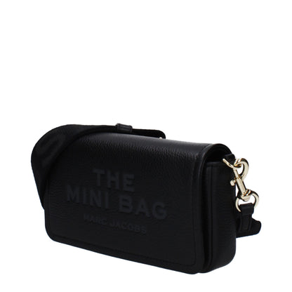 Bolso Cruzado De Cuero Negro Colección Nueva Marc Jacobs