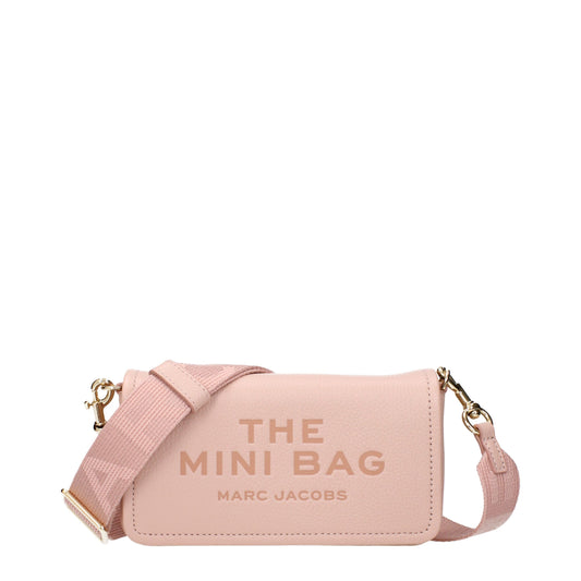 Bolso bandolera de piel rosa Marc Jacobs