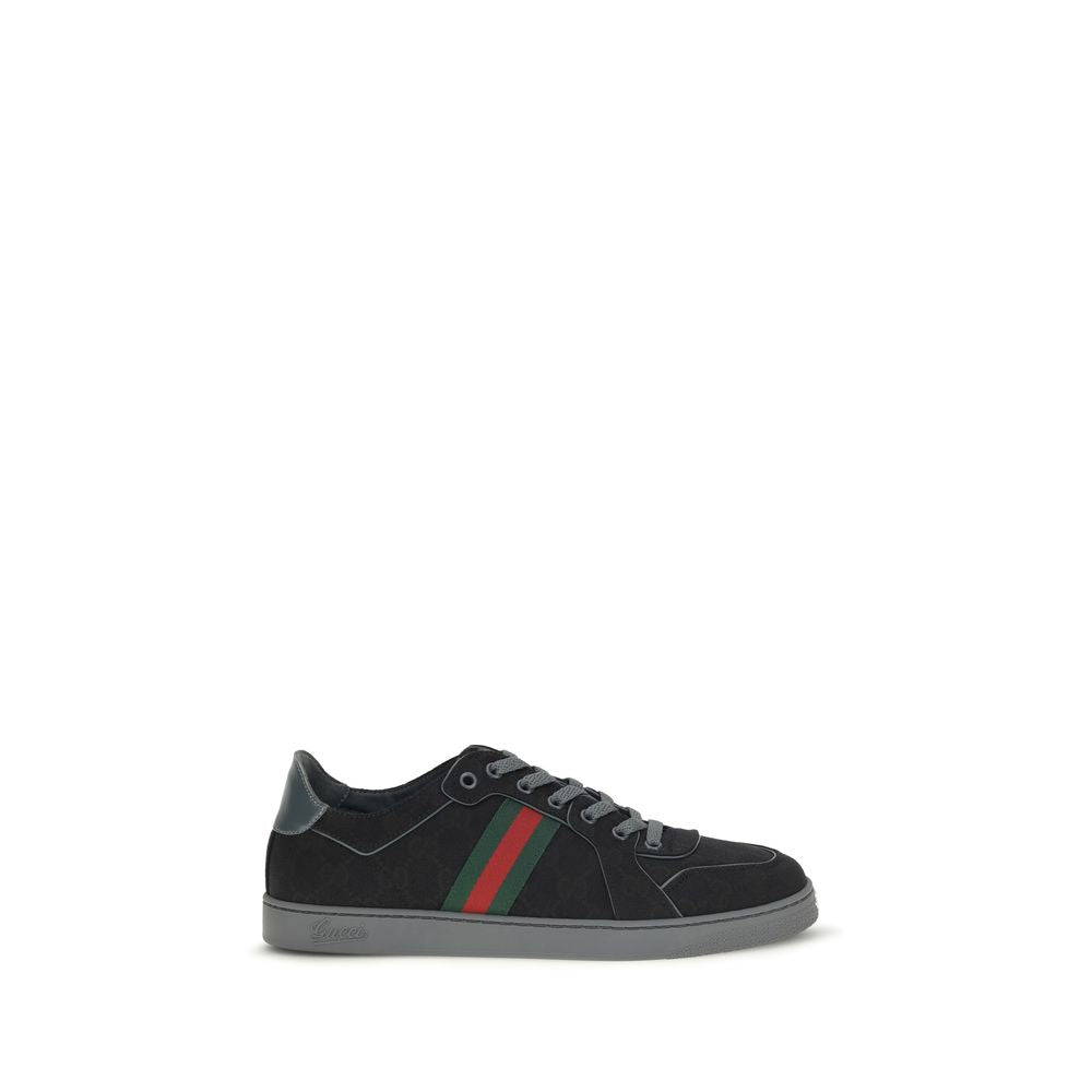Gucci Athletic-Style Black Fabric Sneakers