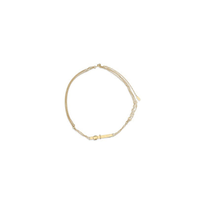 Cinturón normal Chloé de latón dorado