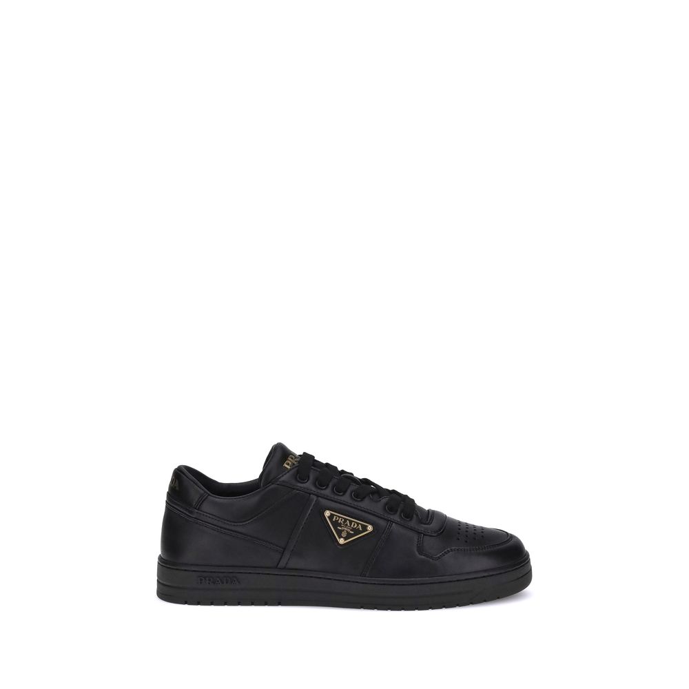 Zapatillas bajas Prada de piel de becerro negra Bos Taurus