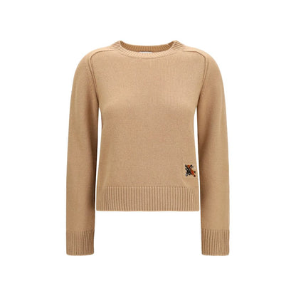 Suéter de cachemir beige de Burberry