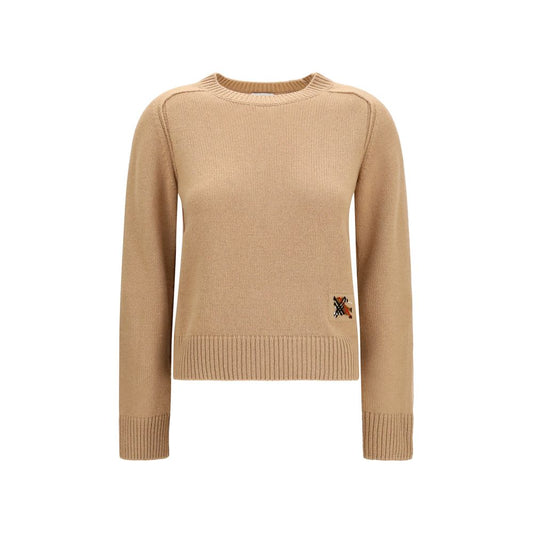 Suéter de cachemir beige de Burberry