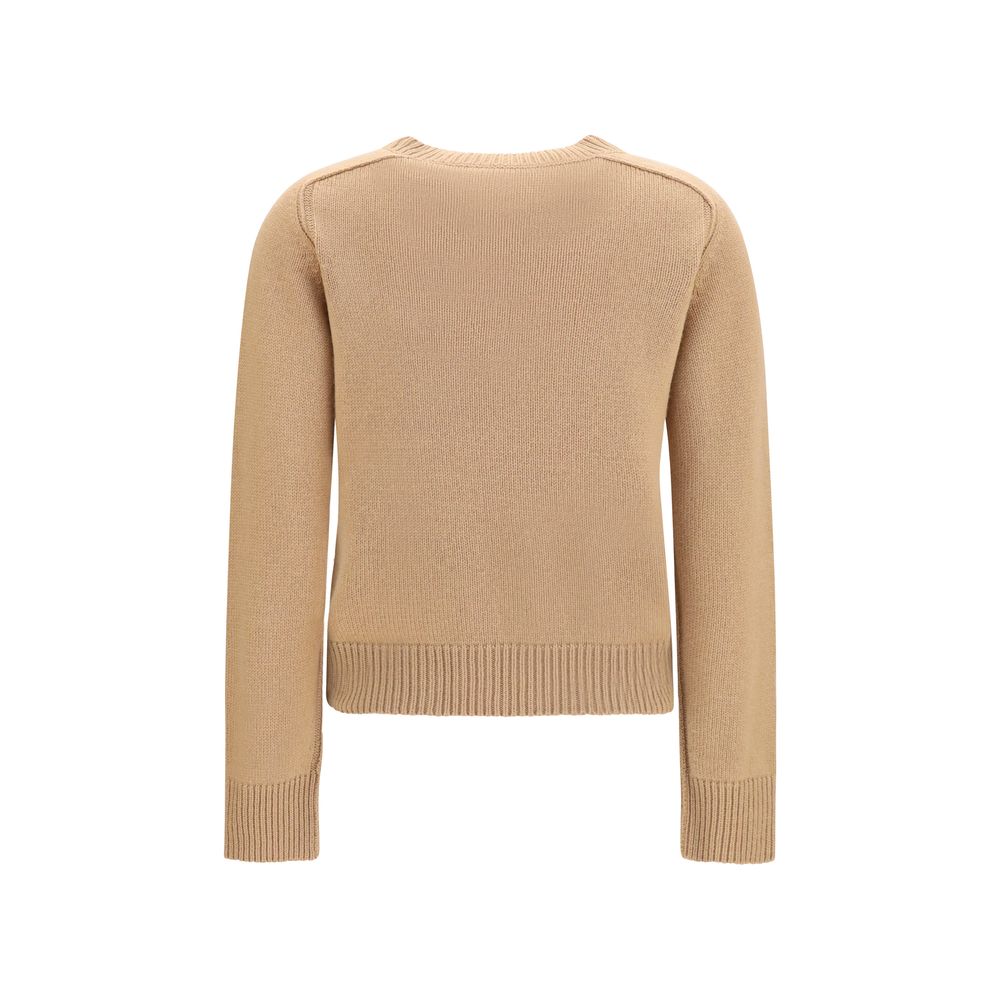 Suéter de cachemir beige de Burberry