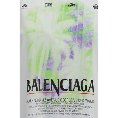 T-shirt Balenciaga en Coton Blanc Design Contemporain