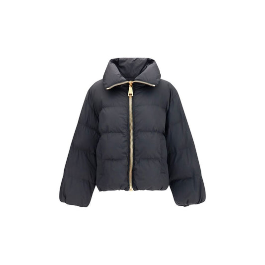 Chaqueta Balmain larga de viscosa negra