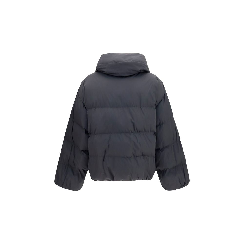 Chaqueta Balmain larga de viscosa negra