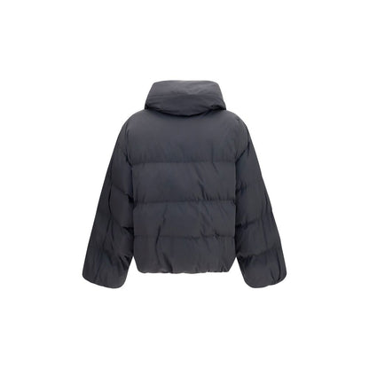 Chaqueta Balmain larga de viscosa negra