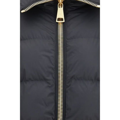 Chaqueta Balmain larga de viscosa negra