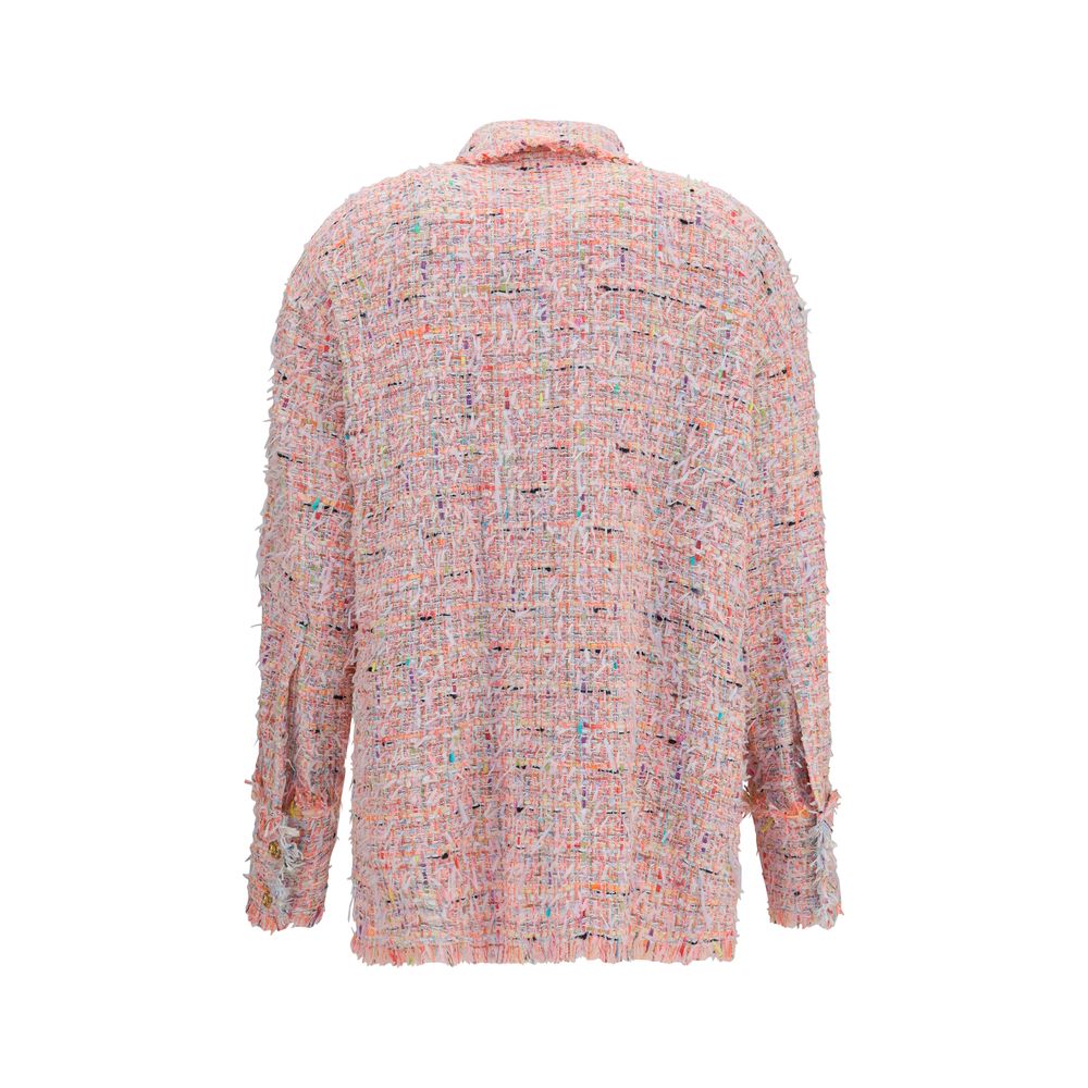 Camisa Balmain de poliamida multicolor estampada