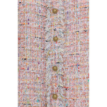 Camisa Balmain de poliamida multicolor estampada