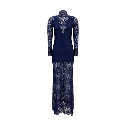 Rabanne Modern Collection Blue Polyamide Long Dress