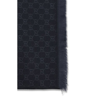 Bufanda Gucci de lana negra Oves Aries