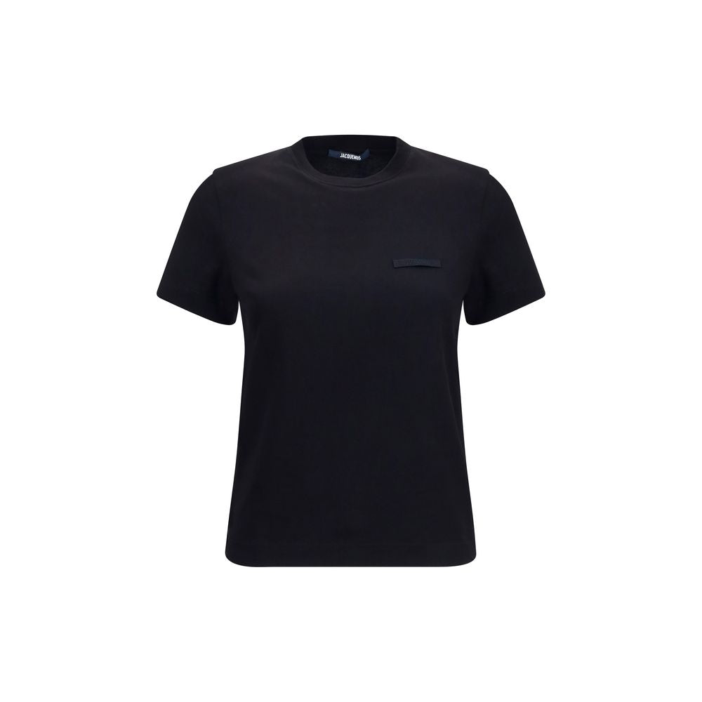 T-shirt Jacquemus en coton noir - Modèle basique à porter
