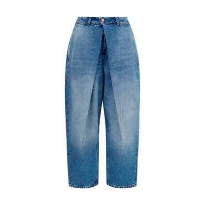 Jeans Balmain azules de algodón de corte relajado