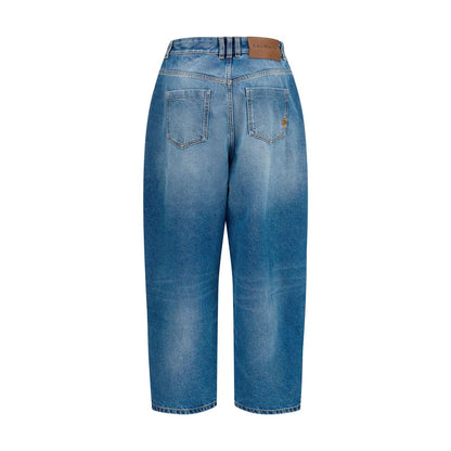 Jeans Balmain azules de algodón de corte relajado