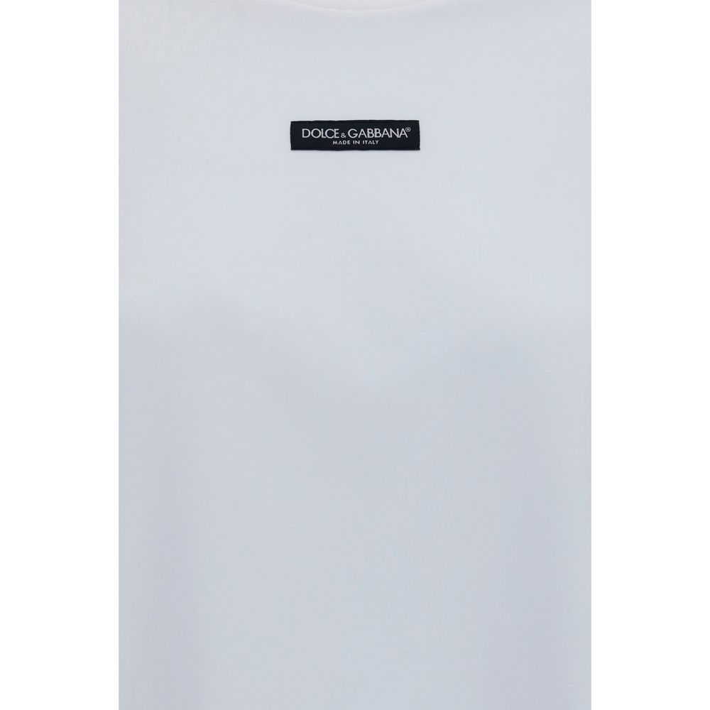 T-shirt classique en jersey de coton blanc Dolce & Gabbana
