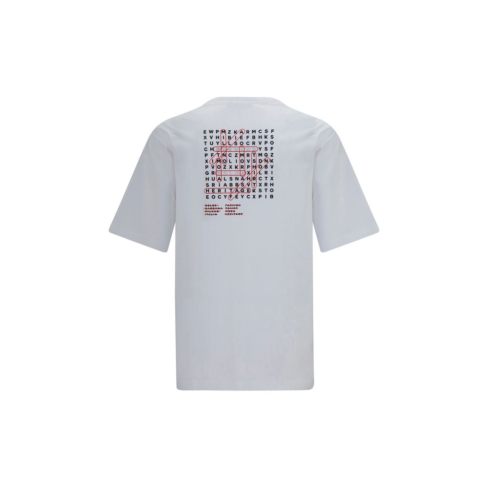 Dolce & Gabbana t-shirt en coton blanc coupe classique