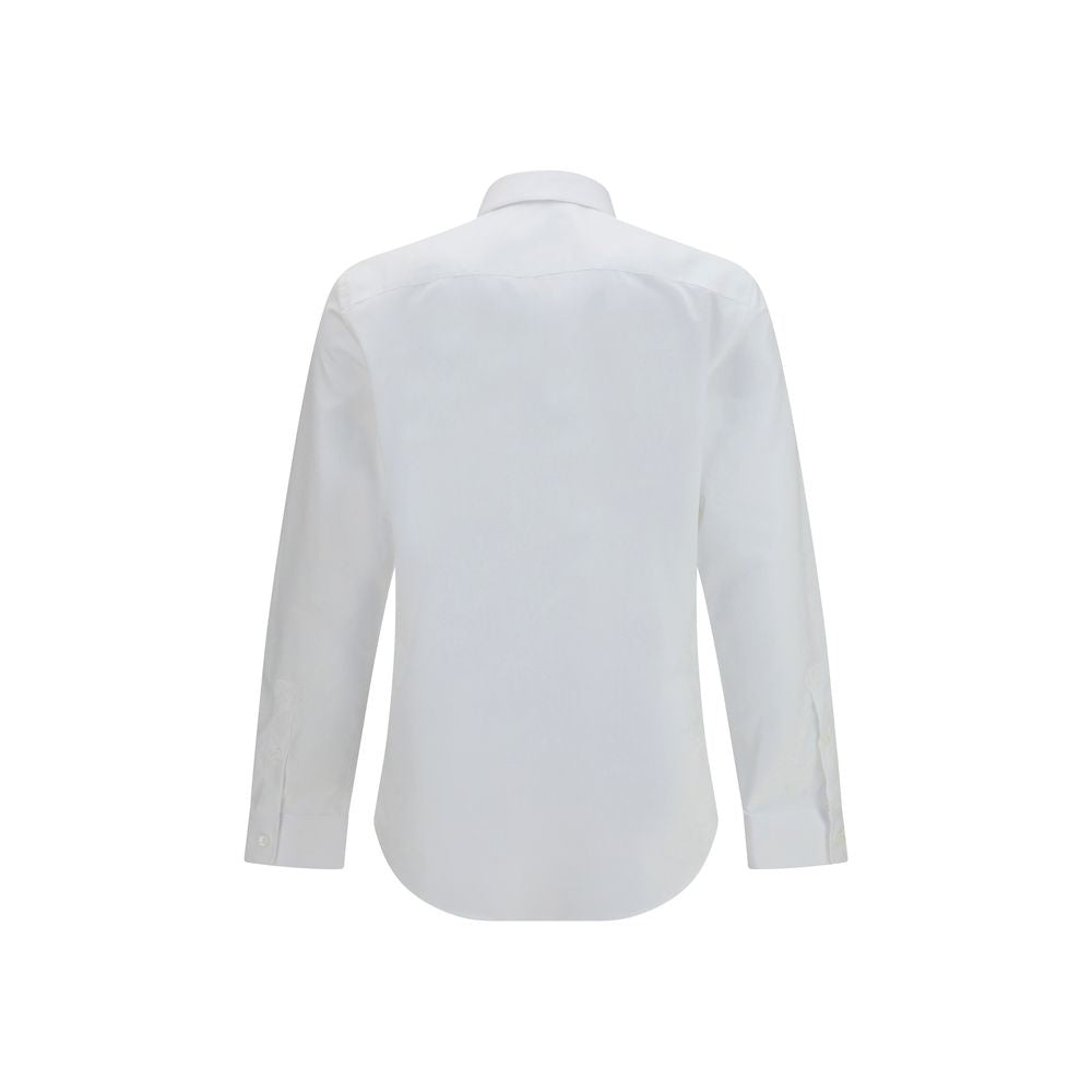 Chemise habillée en coton Burberry blanche - Coupe droite
