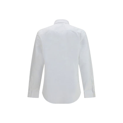 Chemise habillée en coton Burberry blanche - Coupe droite