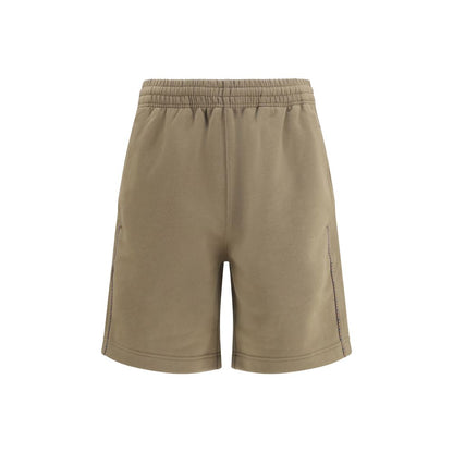 Pantalones cortos tipo bermudas de algodón marrón de Burberry
