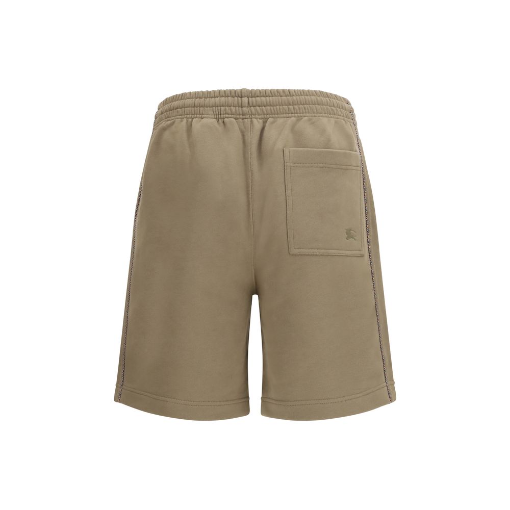 Pantalones cortos tipo bermudas de algodón marrón de Burberry