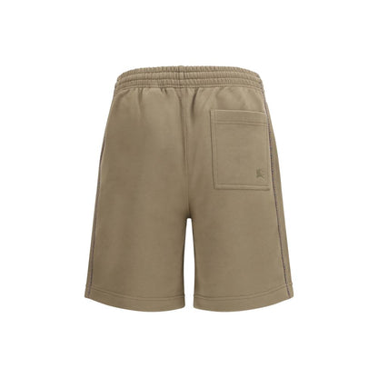 Pantalones cortos tipo bermudas de algodón marrón de Burberry