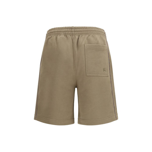 Pantalones cortos tipo bermudas de algodón marrón de Burberry