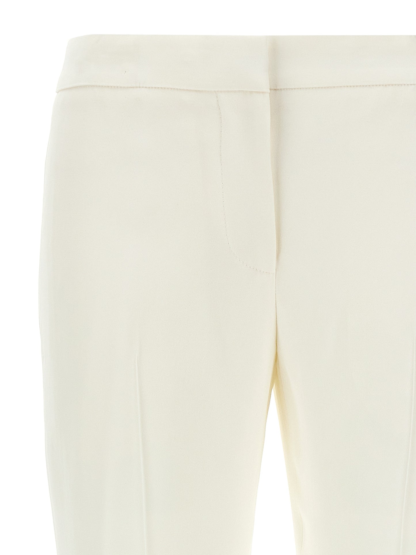 Pantalón Casual Alexander McQueen Blanco De Viscosa - Caída Fluida y Elegante