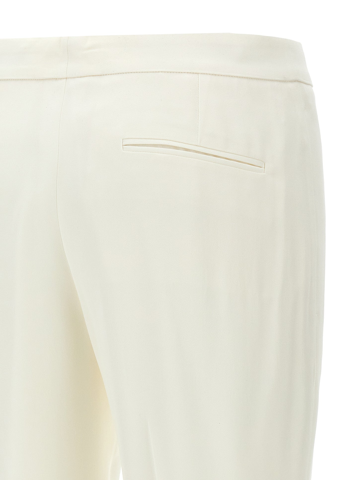 Pantalón Casual Alexander McQueen Blanco De Viscosa - Caída Fluida y Elegante