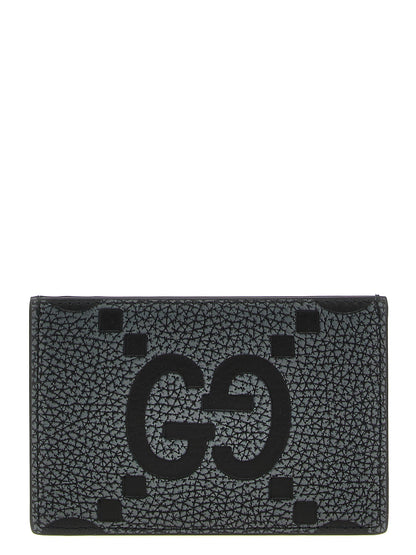 Tarjetero Gucci de piel de becerro negra