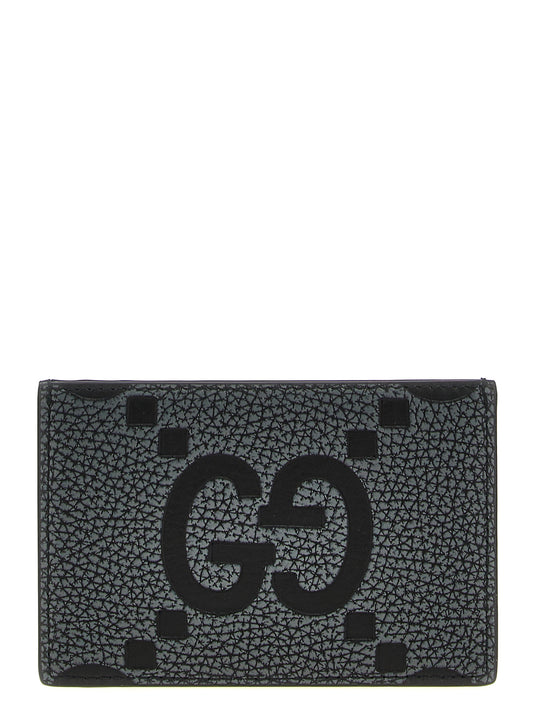 Tarjetero Gucci de piel de becerro negra