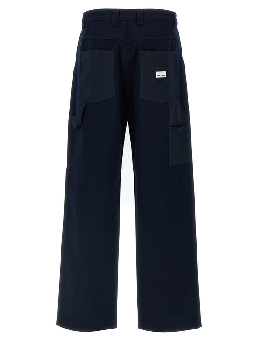 Pantalones casuales Gucci de algodón azul