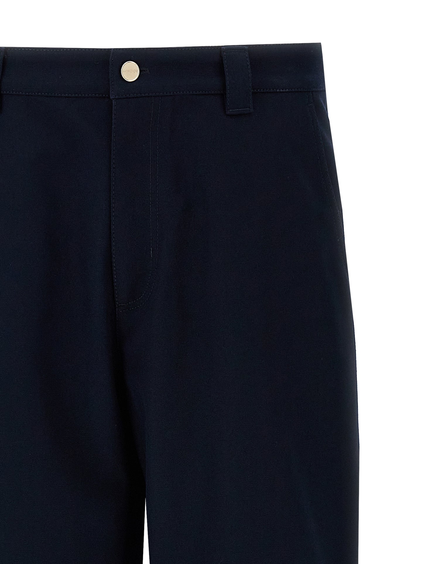Pantalones casuales Gucci de algodón azul