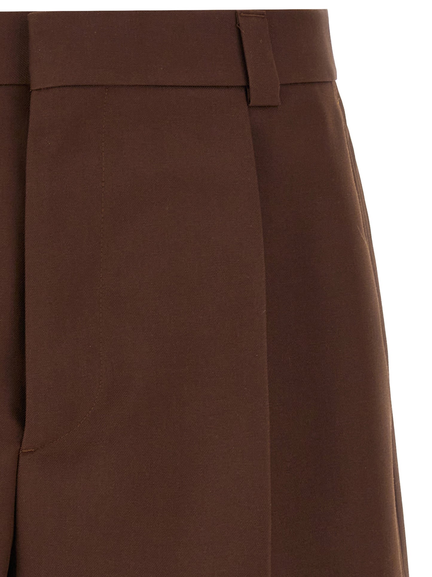 Short Bermuda Gucci En Laine Marron