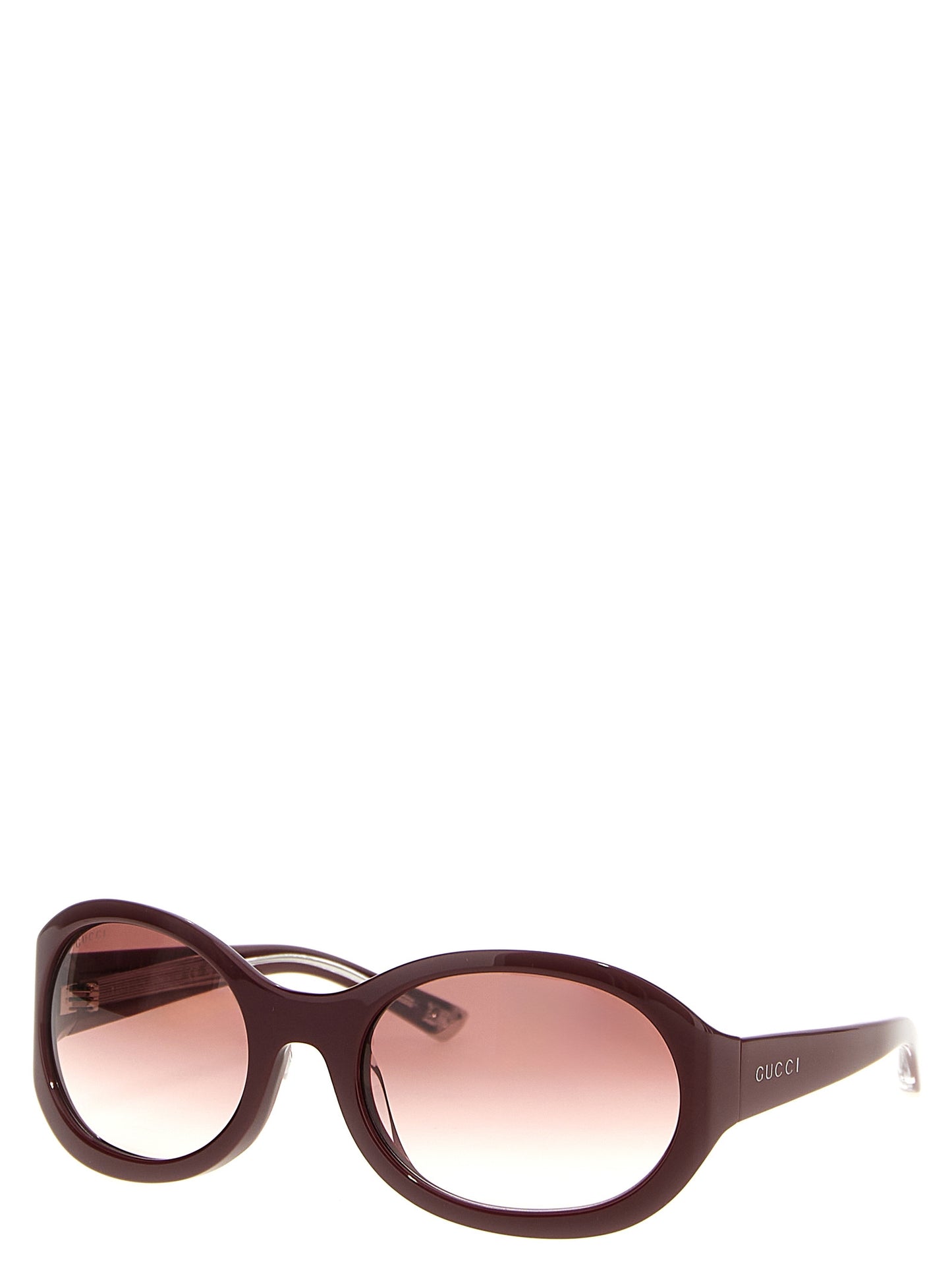 Gafas De Sol Gucci De Acetato En Tonalidad Bordeaux