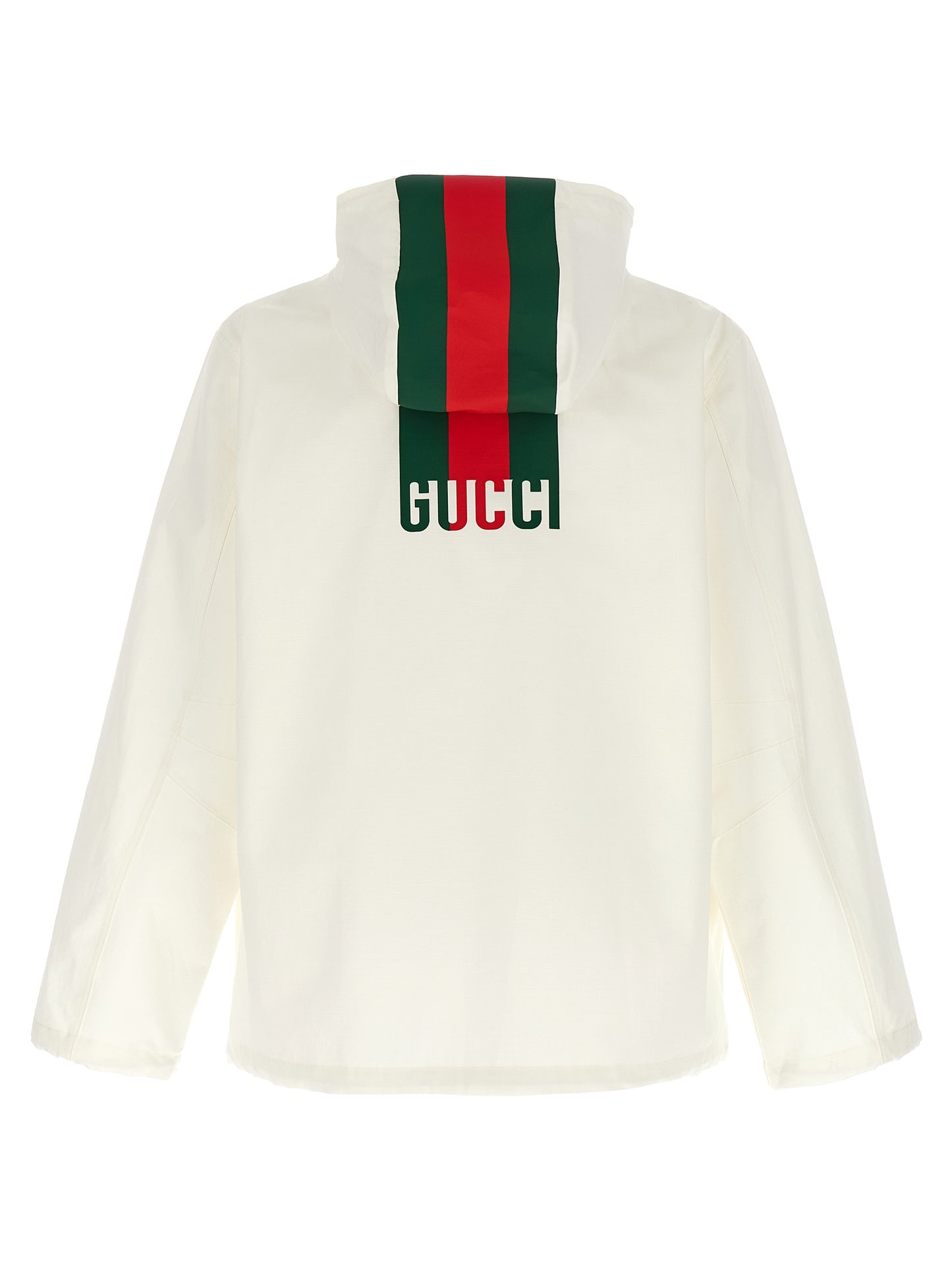 Veste shell Gucci en coton blanc déperlant