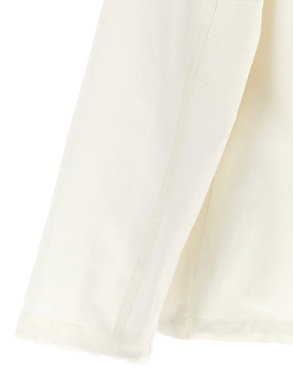 Veste shell Gucci en coton blanc déperlant