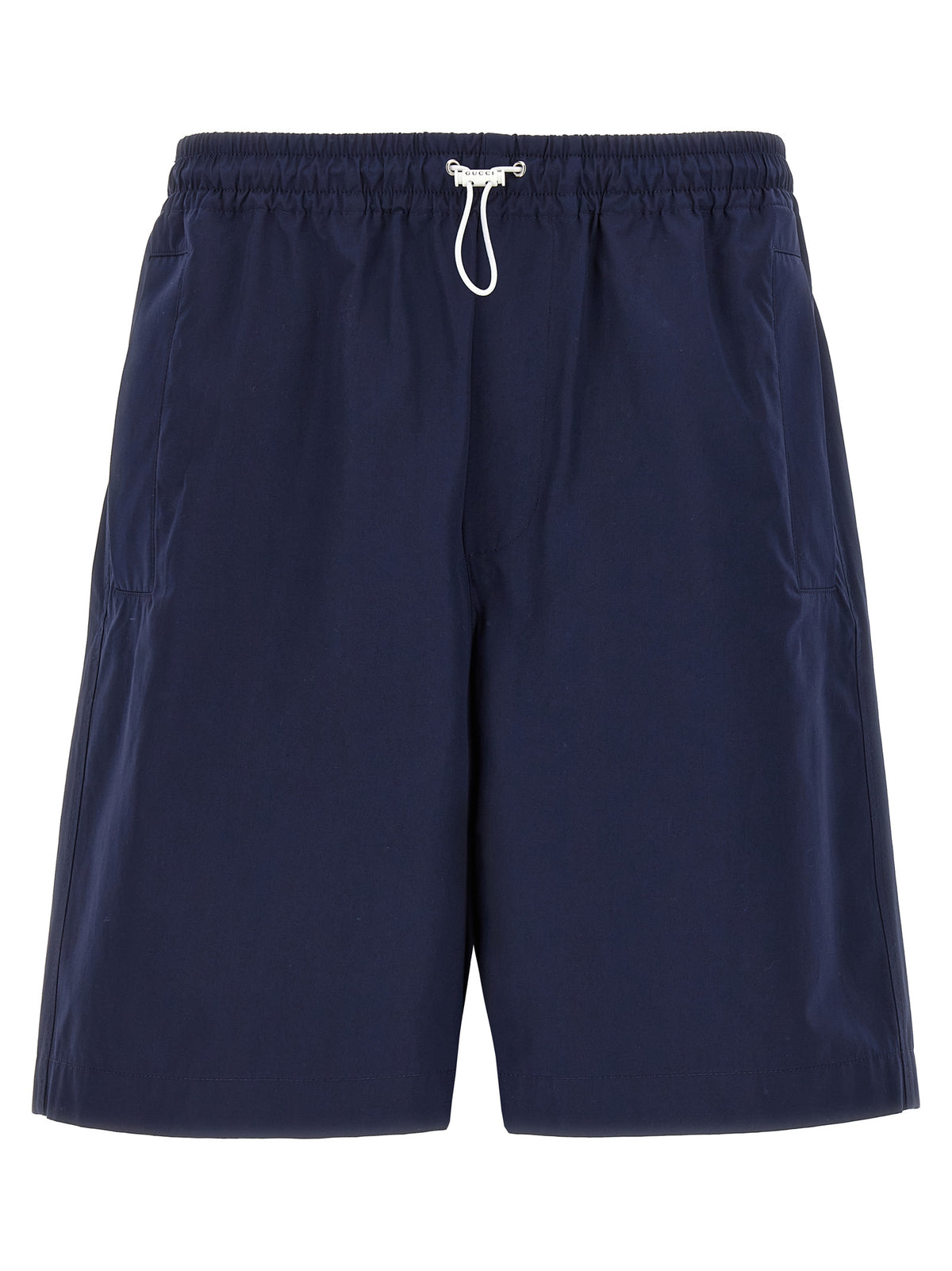 Bermudas Gucci De Algodón Azul Corte Relajado Suave