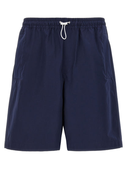 Bermudas Gucci De Algodón Azul Corte Relajado Suave