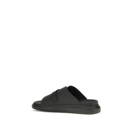 Alexander McQueen Sandalias Bos Taurus - Plataforma Piel Negra