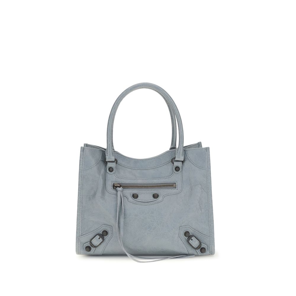 Bolso de mano Balenciaga Azul Cordero Ovis Aries
