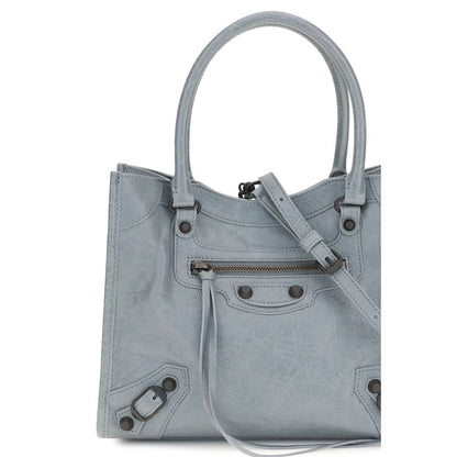 Bolso de mano Balenciaga Azul Cordero Ovis Aries